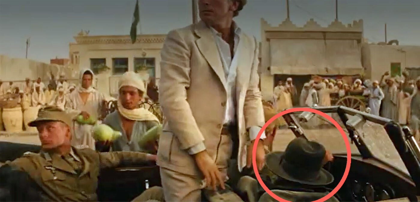 100-mal gesehen und nie bemerkt: Dieser Mann in Indiana Jones ist nicht echt